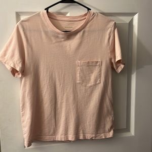 EVERLANE pink t shirt in size S
